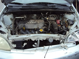 2002 TOYOTA ECHO, 1.5L AUTO 4DR,COLOR SILVER, STK Z14826